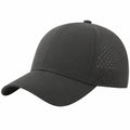 Unisex Baseballkappe mit Belüftung Dunkelgrau
