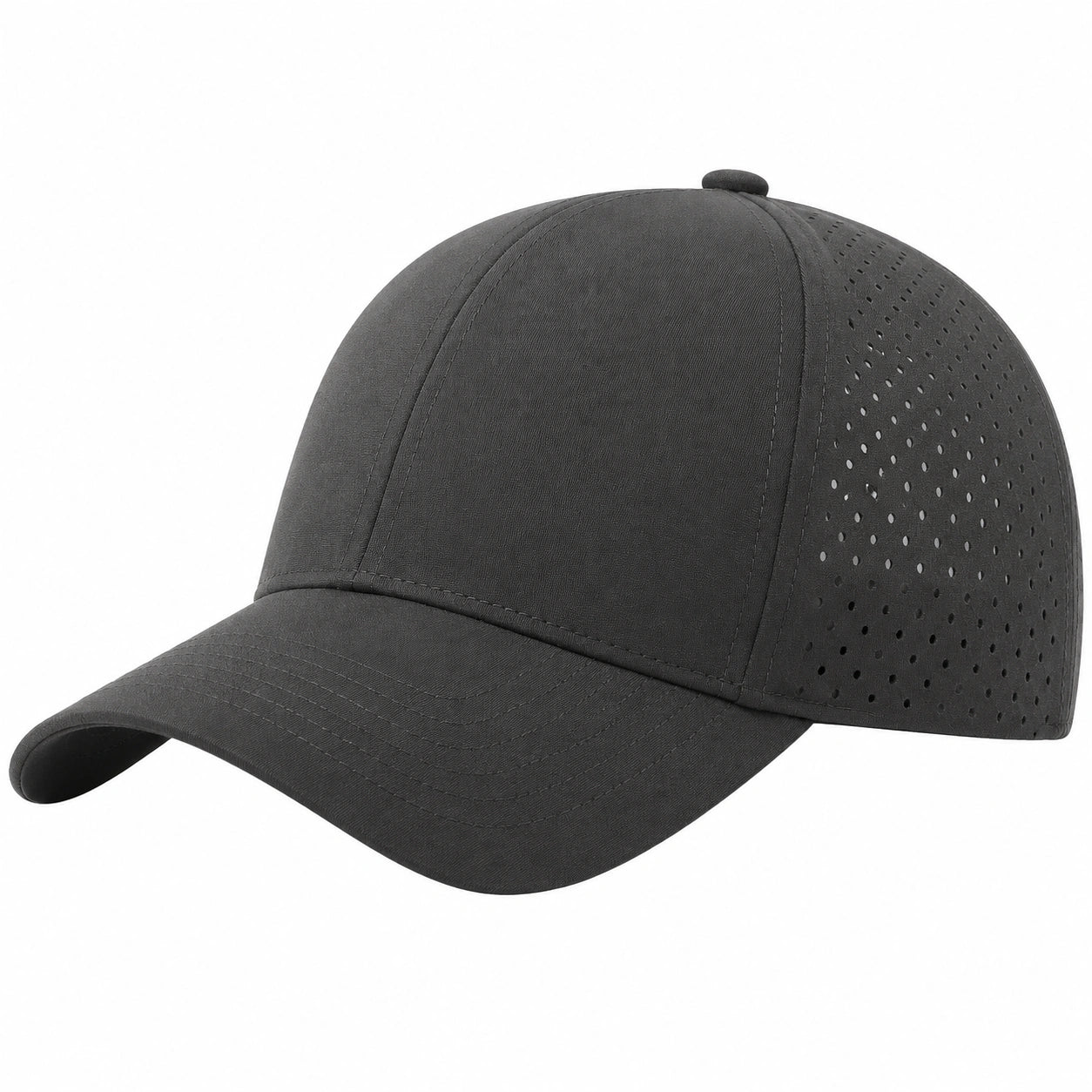 Unisex Baseballkappe mit Belüftung Dunkelgrau