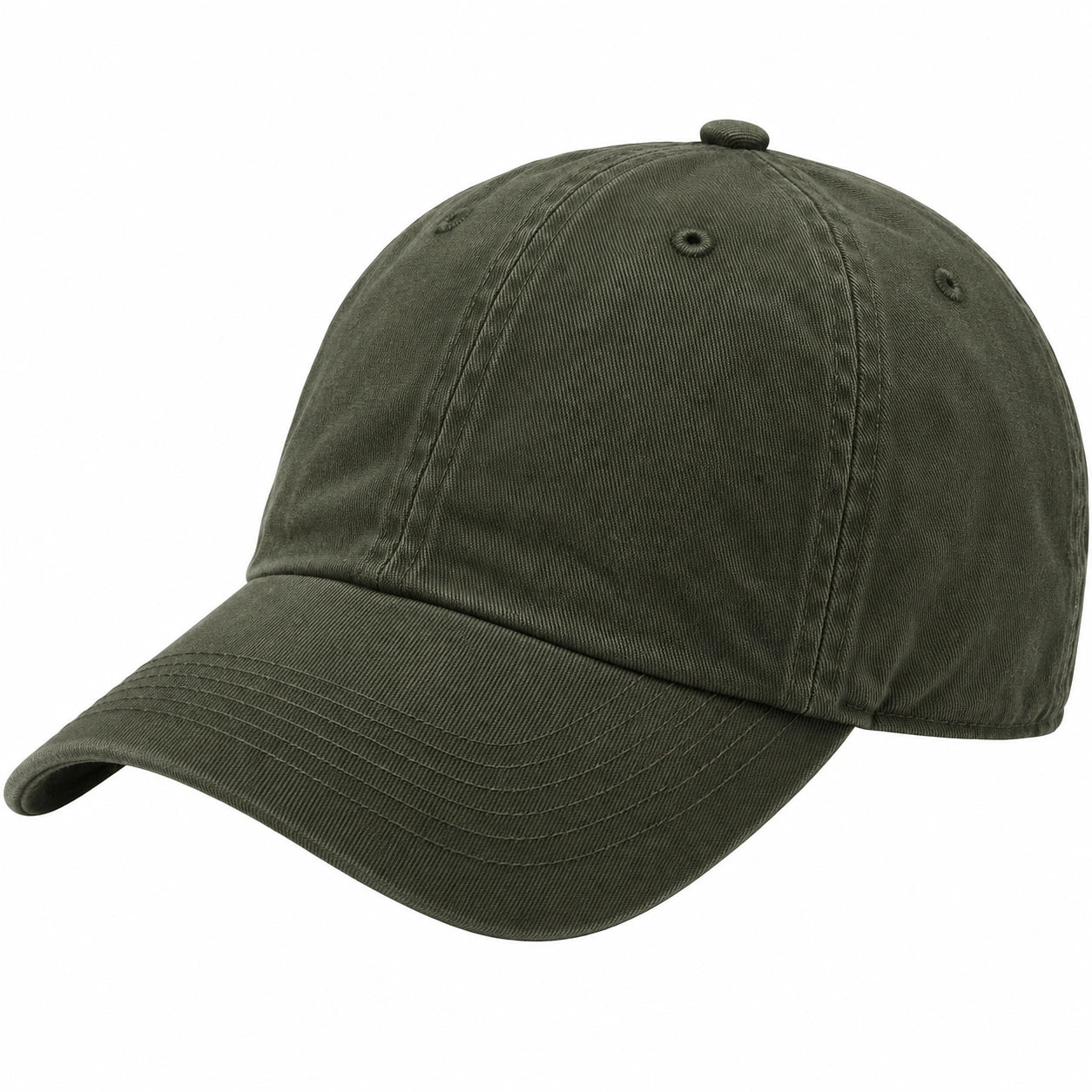 Verstellbare Unisex Basecap in Khaki