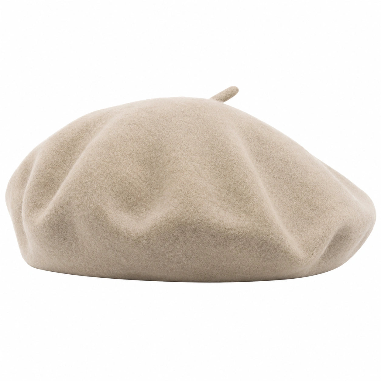 Klassisches Unisex-Barett Beige