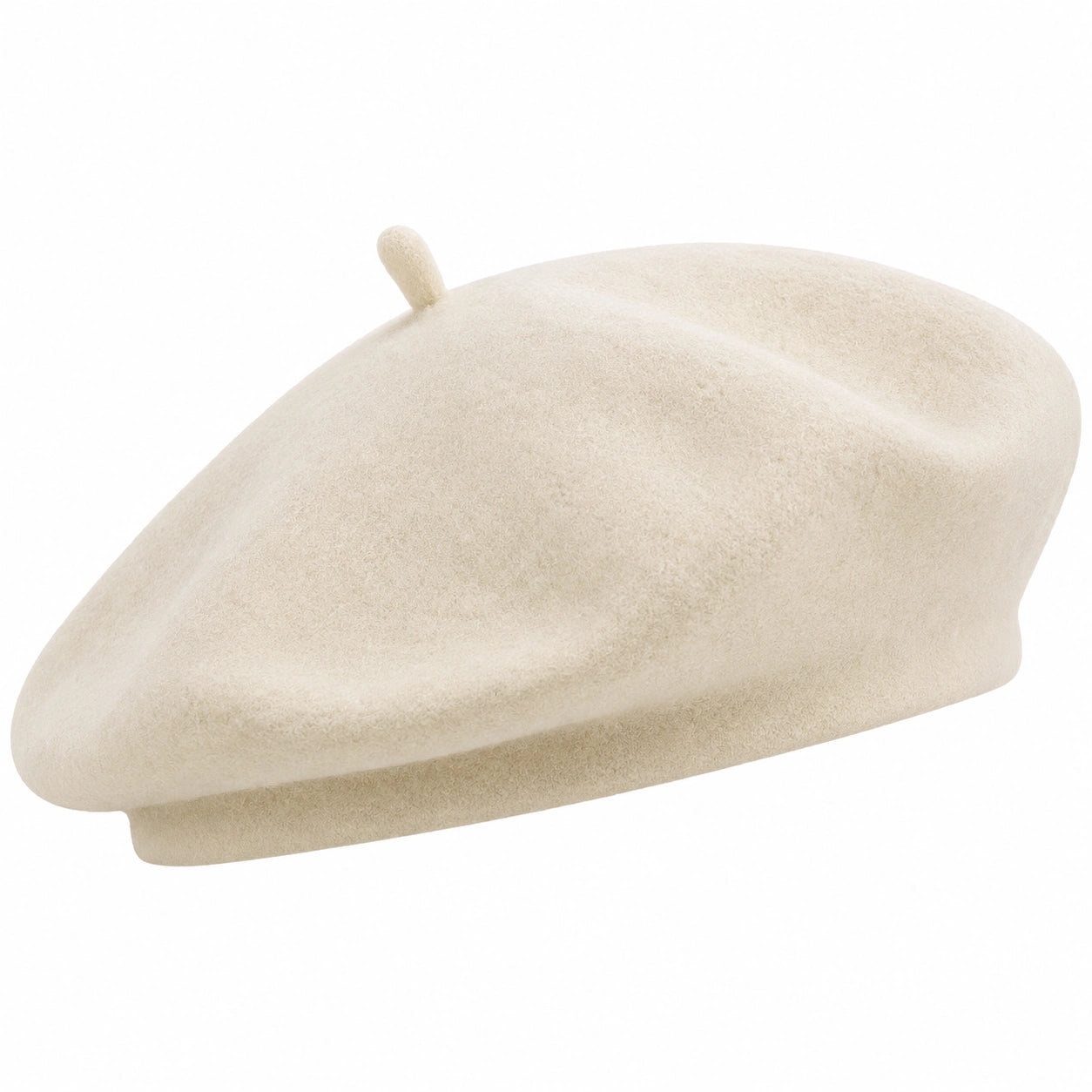 Elegantes Damen-Baskenmütze Beige