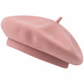 Klassische Rosa Damen-Baskenmütze