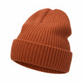 Unisex Strickmütze Rostbraun, Einheitsgröße