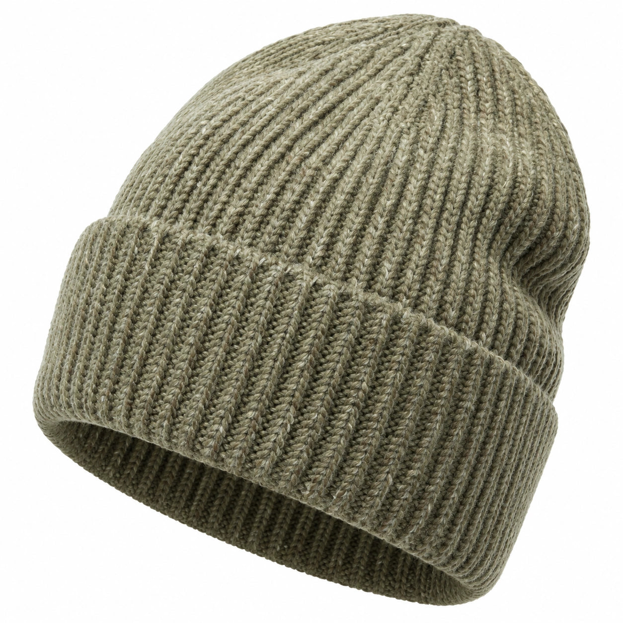 Unisex Strickmütze Olivgrün